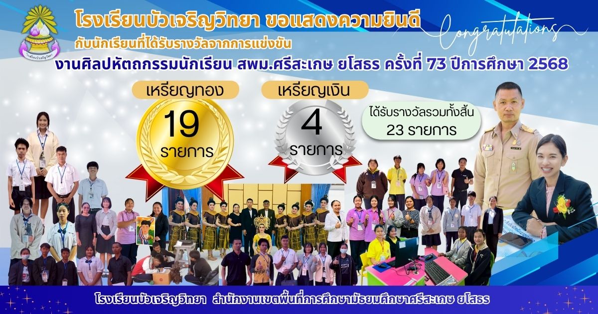  สีฟ้า สีขาว เรียบง่าย ทางการ แสดงความยินดี พนักงานดีเด่น Facebook post.jpg